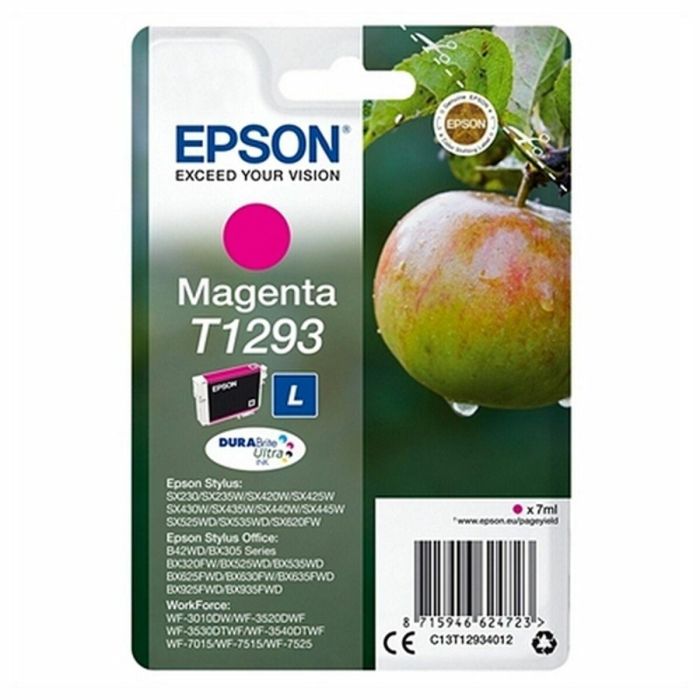 Ink-Jet Epson Stylus 1293 Magenta Sx420 W - 425 W - Office Bx305F - Bx320F -Alta Capacidad-