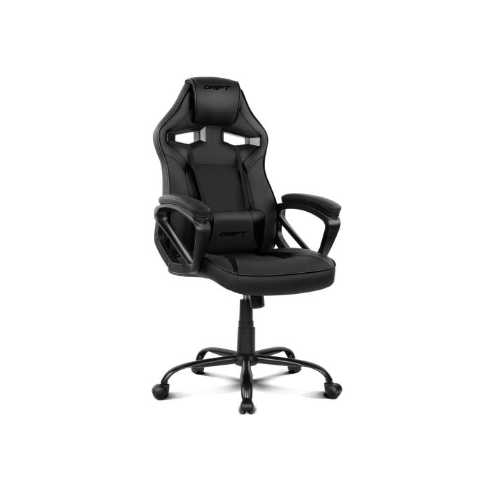DRIFT DR50 Silla para videojuegos de PC Asiento acolchado tapizado Negro DRIFT DR50 Silla para videojuegos de PC Asiento acolchado tapizado Negro