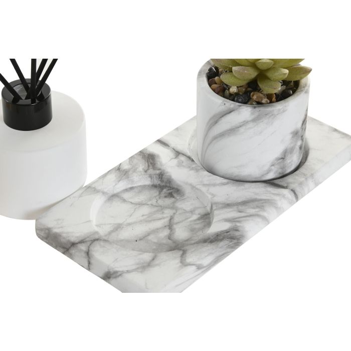 Ambientador Mikado Moderno DKD Home Decor Blanco Natural 10 x 20 x 21 cm (4 Unidades) 1