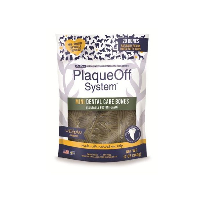 Proden Plaqueoff Dental Carebone Mini Sabor Arándanos para Perros Pequeños, 340 gr 1 Proden Plaqueoff Dental Carebone Mini Sabor Arándanos para Perros Pequeños, 340 gr 1
