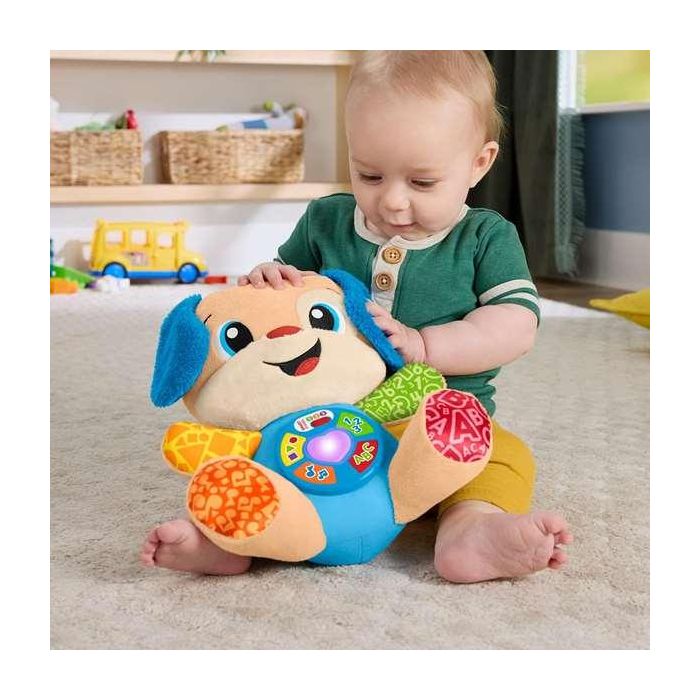 Peluche perrito fisher-price ríe y aprende con luces y sonidos. 30,48x25,40x13,34 cm 1 Peluche perrito fisher-price ríe y aprende con luces y sonidos. 30,48x25,40x13,34 cm 1