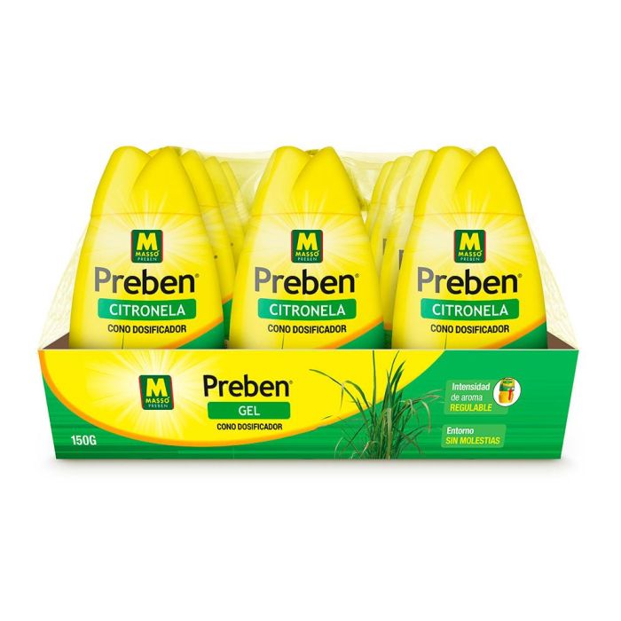 Massó Preben gel de citronela cono dosificador 231658 - Aroma regulable, 150g, 4-6 semanas duración, interior/exterior 1 Massó Preben gel de citronela cono dosificador 231658 - Aroma regulable, 150g, 4-6 semanas duración, interior/exterior 1