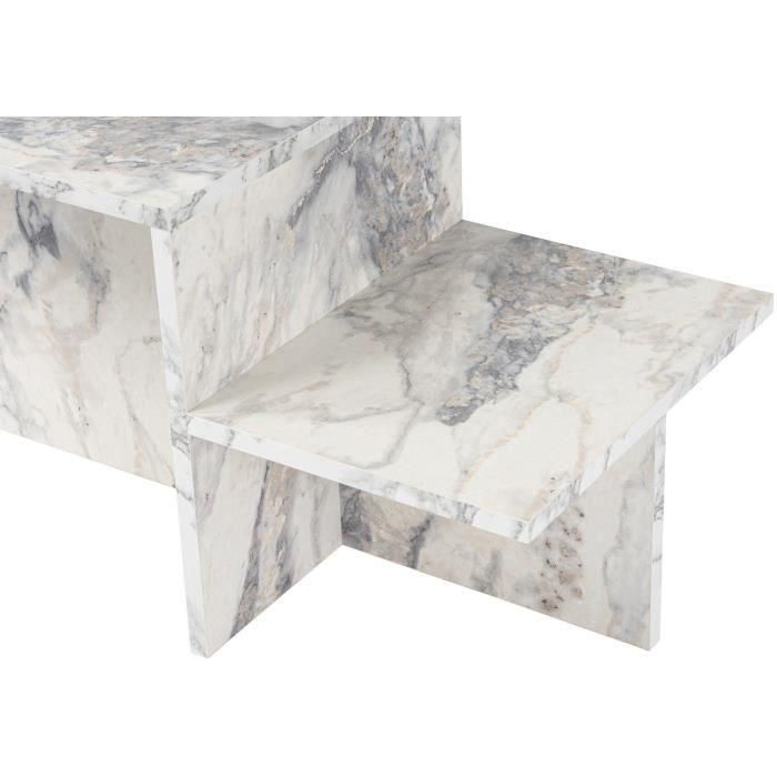 Mesa de centro HARMONY CAL1730423362297 Rectangular Efecto mármol fresia - 80 x 40 x 40 cm 5 Mesa de centro HARMONY CAL1730423362297 Rectangular Efecto mármol fresia - 80 x 40 x 40 cm 5