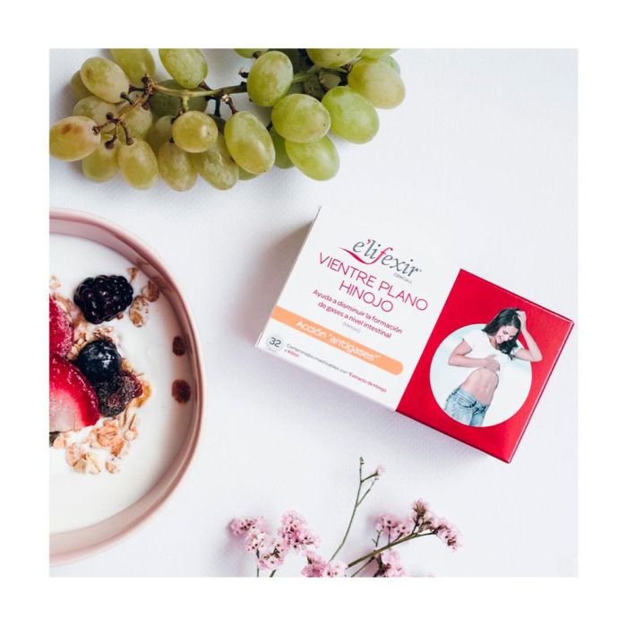 E'Lifexir SALUD Vientre Plano Hinojo Comprimidos 32 u para Gases e Hinchazón Digestiva 1 E'Lifexir SALUD Vientre Plano Hinojo Comprimidos 32 u para Gases e Hinchazón Digestiva 1