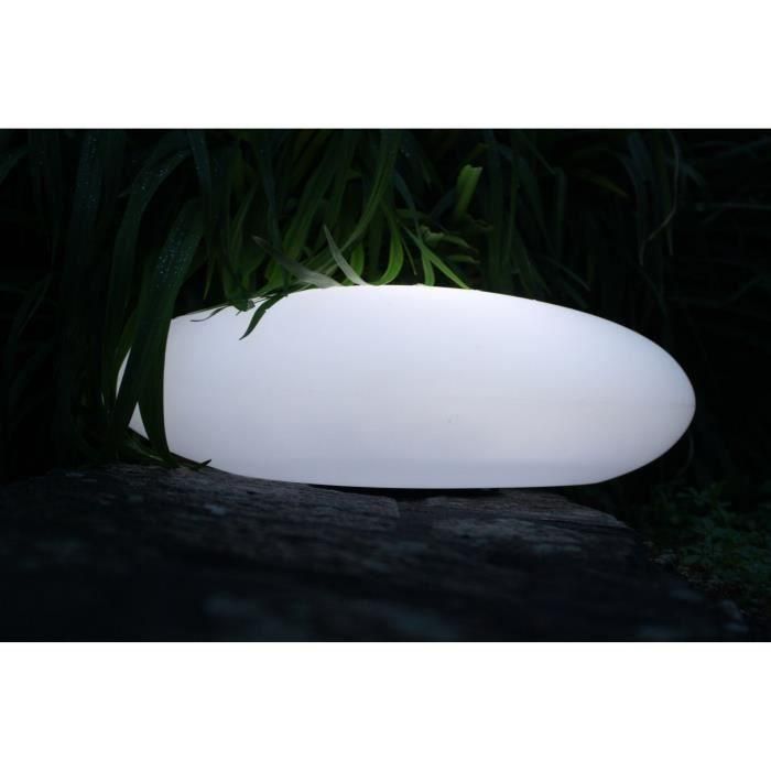 Guijarro solar luminoso - Blanco 1 Guijarro solar luminoso - Blanco 1