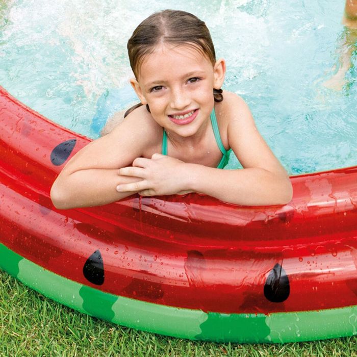 Piscina Hinchable para Niños Intex Sandía Aros 581 L 168 x 38 x 168 cm (6 Unidades) 2