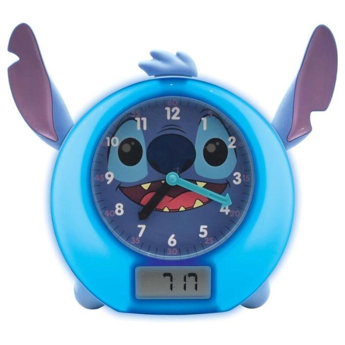 Reloj educativo cuentacuentos y luces Stitch Disney ingles 2