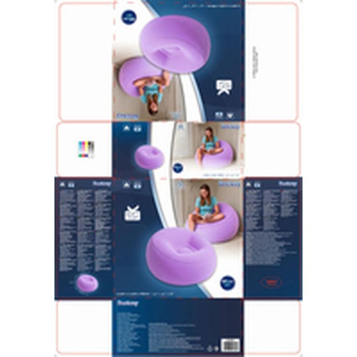 Bestway Sillon Hinchable Gigante Fashion Color Surtido 112x112x66 cm Interior 75052 16 Bestway Sillon Hinchable Gigante Fashion Color Surtido 112x112x66 cm Interior 75052 16