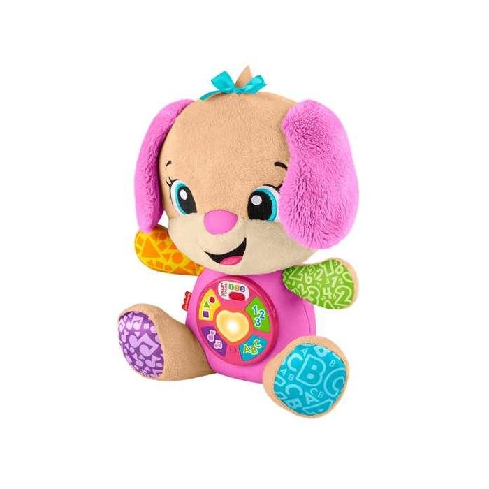 Peluche perrita fisher-price ríe y aprende con luces y sonidos. 30,48x25,40x13,34 cm Peluche perrita fisher-price ríe y aprende con luces y sonidos. 30,48x25,40x13,34 cm