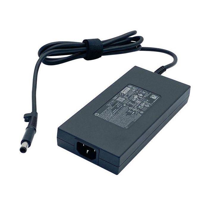 HP Adaptador AC 180W para Laptops HP y Pavilion AiO 27-xa, 19.5V 9.23A, incluye cable, Certificado CE y UL