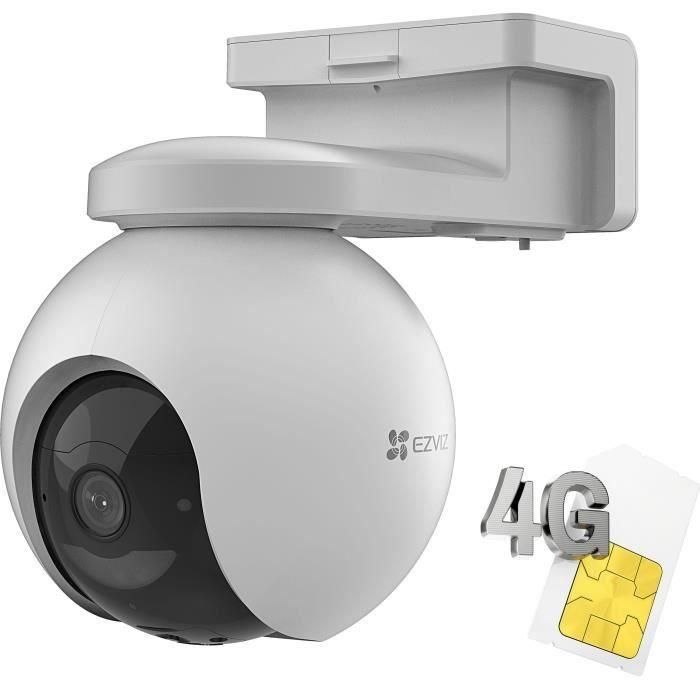 EZVIZ EB8 Cámara 4G 3MP con Visión Nocturna, Batería Recargable, Resistente al Clima, SAP: 303102597, CS-EB8 1 EZVIZ EB8 Cámara 4G 3MP con Visión Nocturna, Batería Recargable, Resistente al Clima, SAP: 303102597, CS-EB8 1