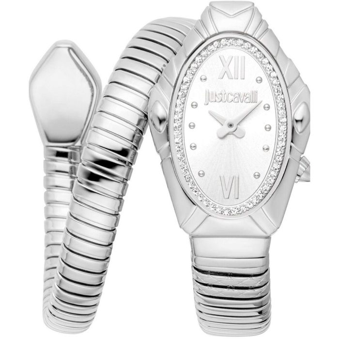 Reloj Mujer Just Cavalli SNAKE Plateado (Ø 25 mm) Reloj Mujer Just Cavalli SNAKE Plateado (Ø 25 mm)