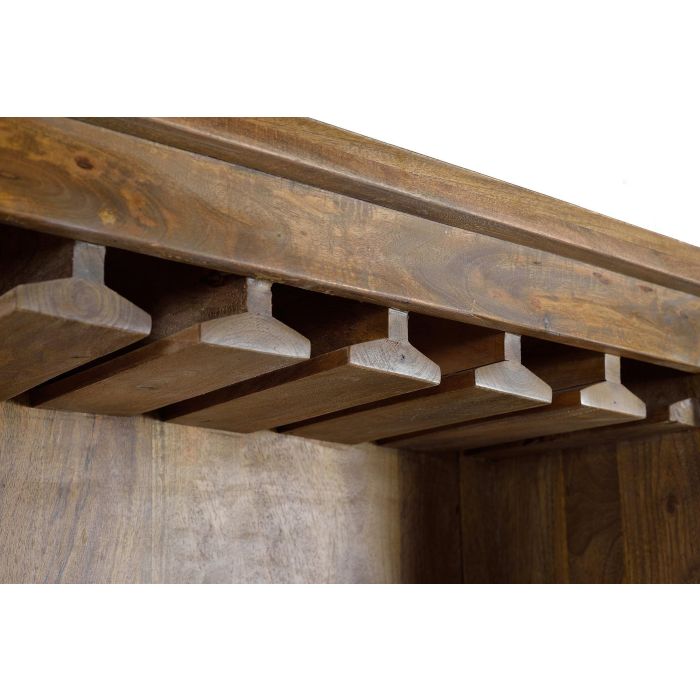 Giner y Colomer Botellero Industrial en Madera de Mango y Metal Natural 170 x 75 x 38 cm 3 Giner y Colomer Botellero Industrial en Madera de Mango y Metal Natural 170 x 75 x 38 cm 3