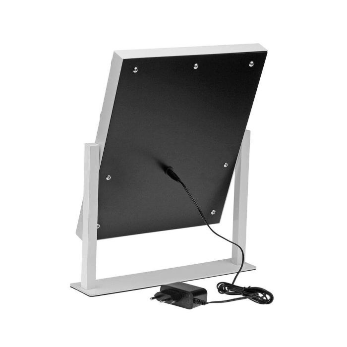Espejo Rectangular con 9 Luces LED Versa - 5x30 cm (2 Unidades) 1 Espejo Rectangular con 9 Luces LED Versa - 5x30 cm (2 Unidades) 1