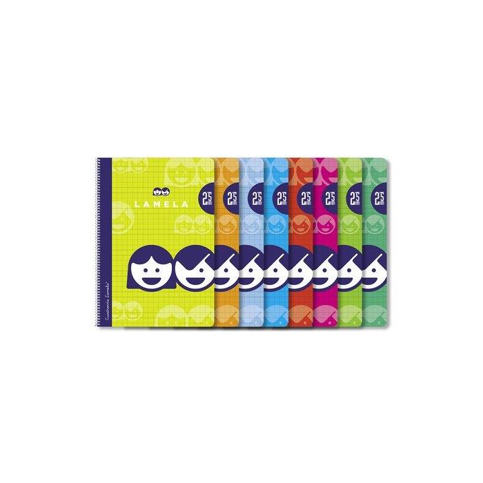 Lamela Bloc Tapa Blanda 4º 40H Cuadrovia 2,5 Mm (8 Col.Surt.) (Set de 10)