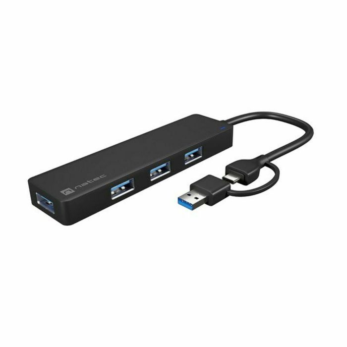 Hub USB Natec NHU-2023 Negro 5 Hub USB Natec NHU-2023 Negro 5
