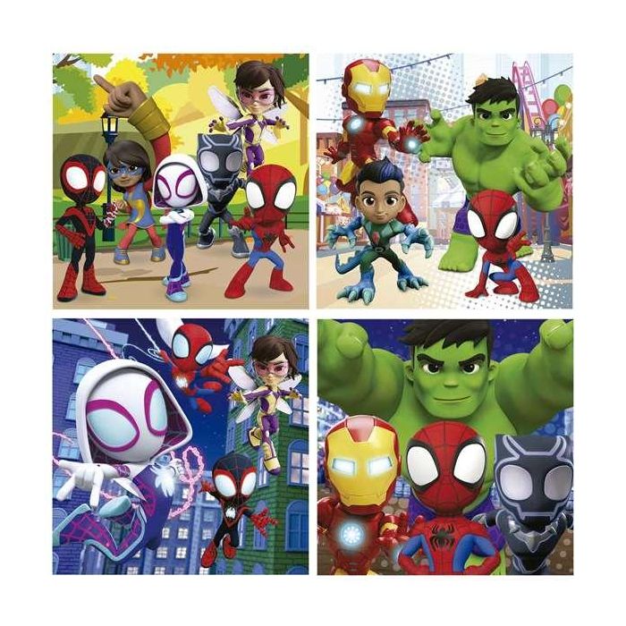 Educa Puzzles Progresivos 6-9-12-16 Piezas Spidey y sus Increíbles Amigos en Maletín 1