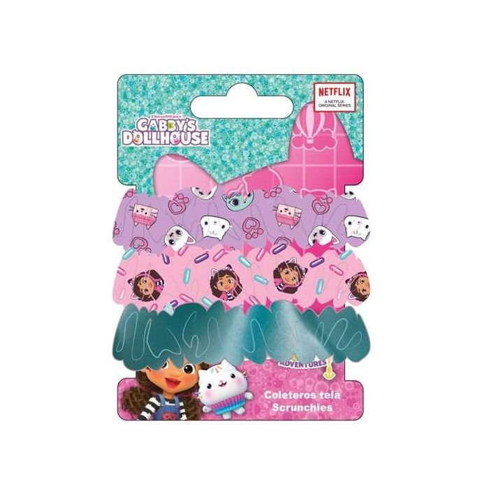 Accesorios pelo coletero de tela 3 piezas gabby´s dollhouse 8.9 x 13.5 x 3.0 cm Accesorios pelo coletero de tela 3 piezas gabby´s dollhouse 8.9 x 13.5 x 3.0 cm