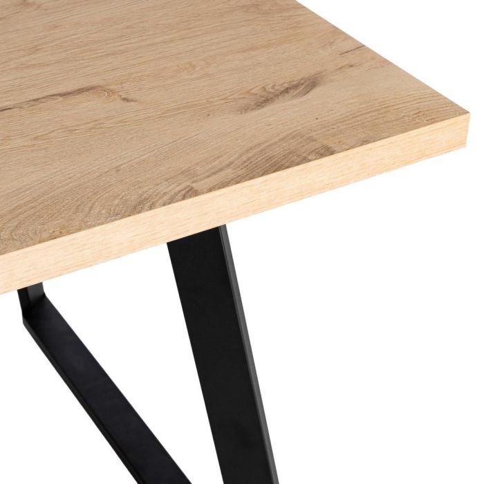 Mesa Extensible Natural Metal-Madera Pax 170 X 90 X 75 cm