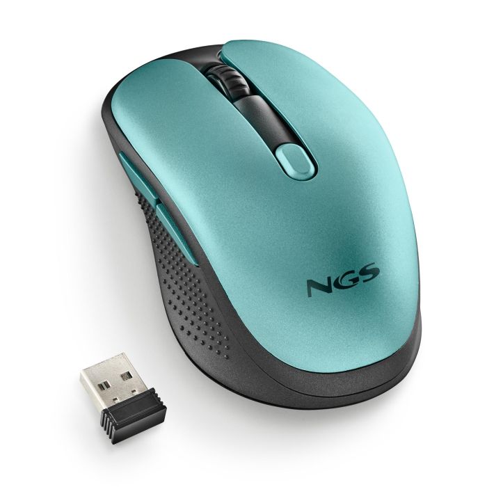 NGS Ratón Inalámbrico Recargable Silencioso EVO RUST ICE con DPI Ajustables 800/1200/1600 4 NGS Ratón Inalámbrico Recargable Silencioso EVO RUST ICE con DPI Ajustables 800/1200/1600 4