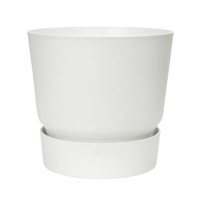 Maceta redonda ELHO Greenville 47 - Exterior - Ø 47 x H 44,1 cm - Blanco