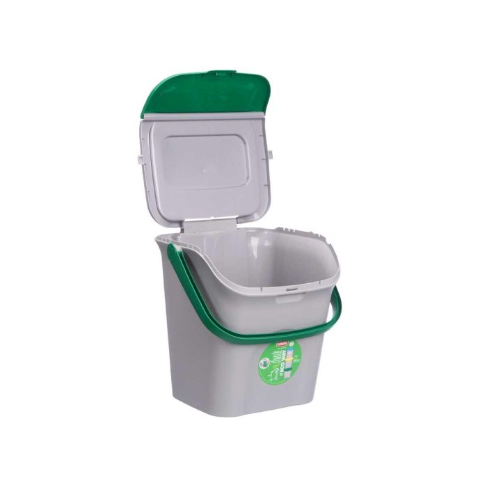 Cubo Basura Apilable Ecoway 28L Verde Stefanplast 38.5x41x37 cm (6 Unidades) 2 Cubo Basura Apilable Ecoway 28L Verde Stefanplast 38.5x41x37 cm (6 Unidades) 2