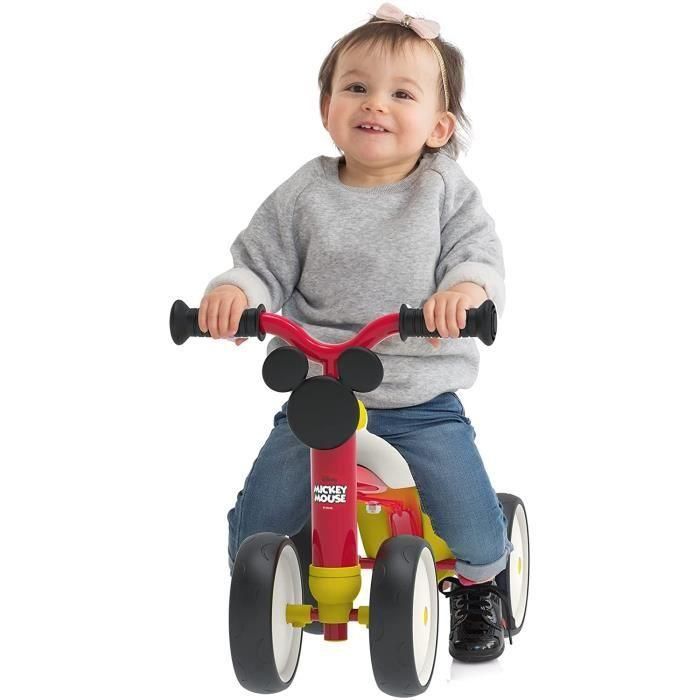 Smoby Correpasillos Rookie de Metal Mickey Mouse Clásico, diseño retro ideal para la primera edad y desarrollo, a partir de 12 meses 2 Smoby Correpasillos Rookie de Metal Mickey Mouse Clásico, diseño retro ideal para la primera edad y desarrollo, a partir de 12 meses 2