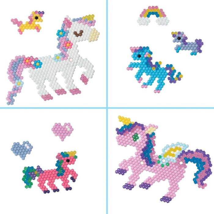 Aquabeads Set de Unicornios 31944 con 1500 Abalorios en 24 Colores, Incluye Bandeja, Accesorios y Plantillas para Crear Diseños de Unicornios, Arcoíris y Más 1 Aquabeads Set de Unicornios 31944 con 1500 Abalorios en 24 Colores, Incluye Bandeja, Accesorios y Plantillas para Crear Diseños de Unicornios, Arcoíris y Más 1