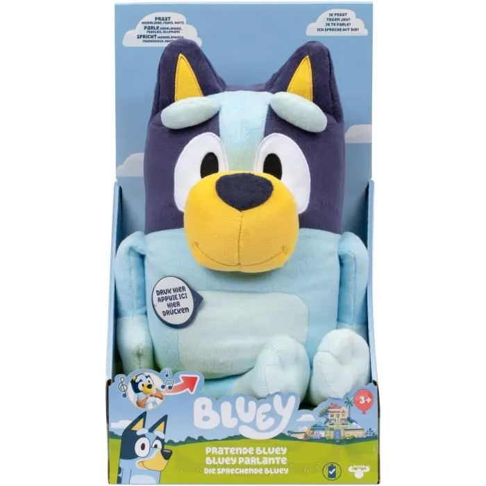Bluey Peluche Parlante Bluey 33 cm con Voz y Tema Musical Oficial 5