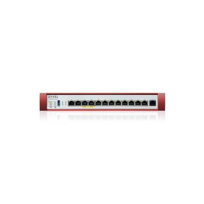 Zyxel USG FLEX 500H cortafuegos (hardware) 10 Gbit/s Zyxel USG FLEX 500H cortafuegos (hardware) 10 Gbit/s
