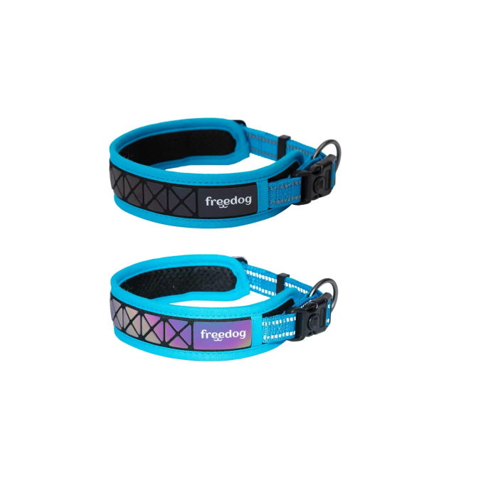 Freedog Collar Boreal Azul Capri 25 mm 53-63 cm