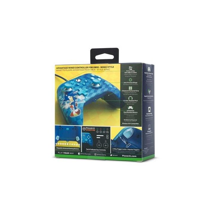 Power A XBGP0229-01 Mando con Cable Advantage para Xbox Series X/S, Sonic - Botones de Juego Avanzados, Vibración Doble, Cable USB-C 3m 13 Power A XBGP0229-01 Mando con Cable Advantage para Xbox Series X/S, Sonic - Botones de Juego Avanzados, Vibración Doble, Cable USB-C 3m 13