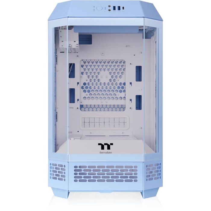 Thermaltake The Tower 250 Hydrangea Blue Caja de PC Mini Tower con Pantalla LCD 3.9" y Soporte Discos Duros 2.5/3.5" 1