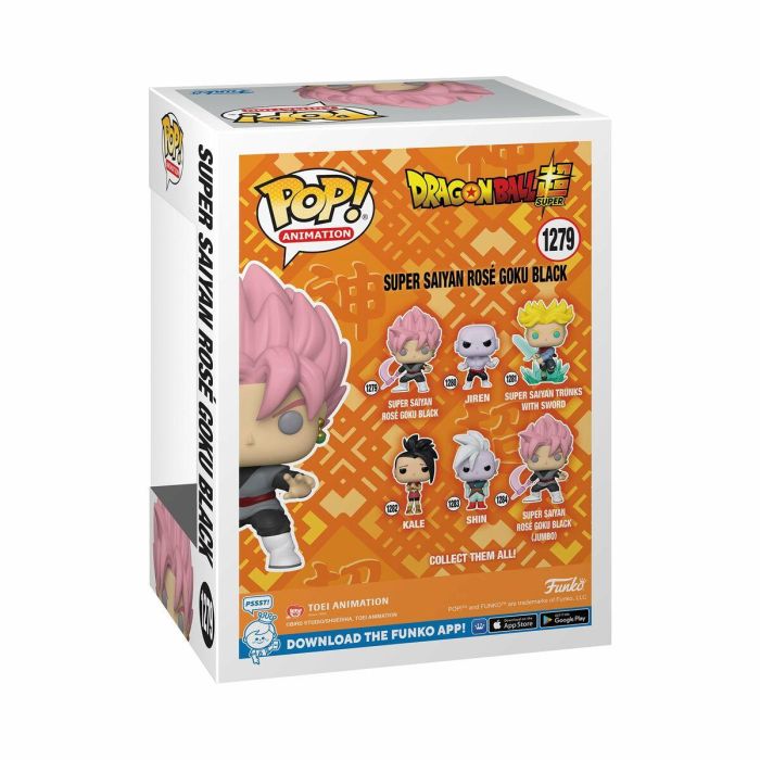 FUNKO Figura POP Dragon Ball Super Super Saiyan Rose Goku Black Exclusiva Vinilo 9cm 7
