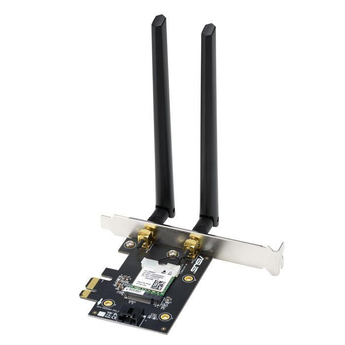 Asus PCE-AX1800 Adaptador Wi-Fi 6 PCI Express AX1800 1800Mbps Doble Banda Bluetooth 5.2 para PC con WPA3 4