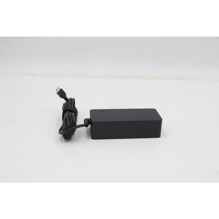 Lenovo 65W AC adapter with USB-C interface, supports 20/15/9/5V output for Lenovo laptops and devices. 6 Lenovo 65W AC adapter with USB-C interface, supports 20/15/9/5V output for Lenovo laptops and devices. 6