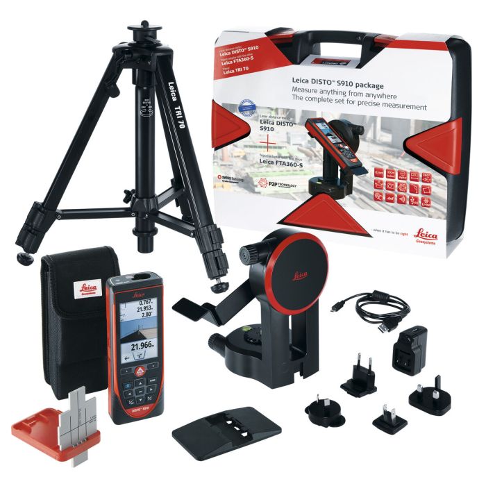 Telémetro Leica Geosystems S910 touch 1 Telémetro Leica Geosystems S910 touch 1