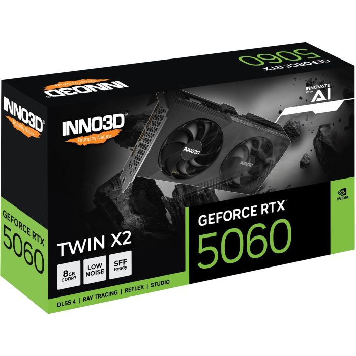 Inno3D GeForce RTX 5060 Twin X2 8GB GDDR7 HDMI PCI Express 5.0 para Gaming y Diseño 1