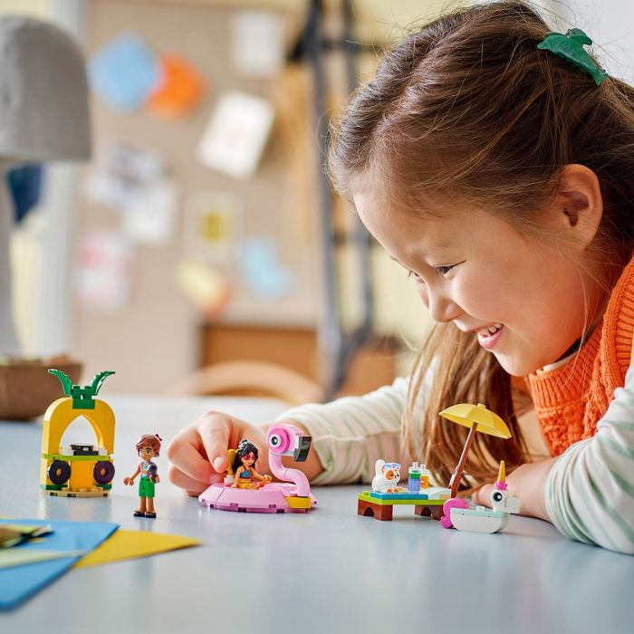 Fiesta Piscina Con Flamenco Y Unicornio 42658 Lego Friends 4