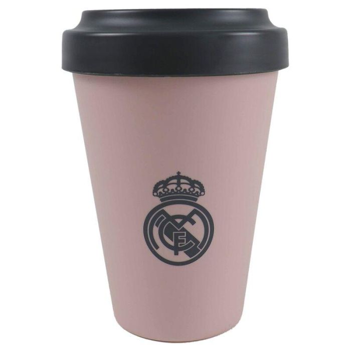 CYP BRANDS Vaso para llevar Real Madrid 400ml, apto para lavavajillas y microondas