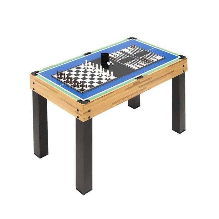 Mesa multijuegos de madera 12 en 1 124x61x81 cm 9 Mesa multijuegos de madera 12 en 1 124x61x81 cm 9