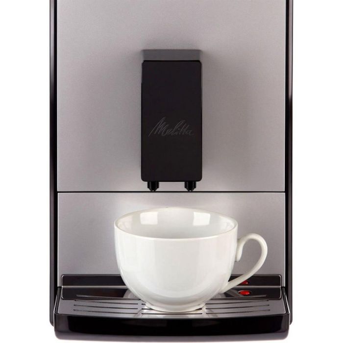 MELITTA E950-666 - Cafetera automática Solo Pure Silver - 1400W - 3 niveles de intensidad - Recipiente para granos de 125g 4