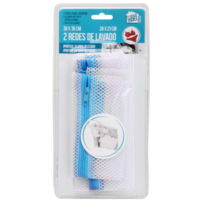 Je cherche une Idee Juego De 2 Protectores Lavado Ma Petite Buand Lila Fucsia Azul 38x30 cm 28x21 cm 3