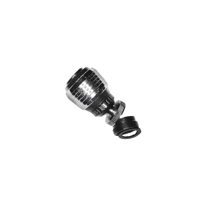 Metaltex Atomizador de grifo 2 funciones chorro-ducha cromado 5,5 cm plástico ABS 0 Metaltex Atomizador de grifo 2 funciones chorro-ducha cromado 5,5 cm plástico ABS 0