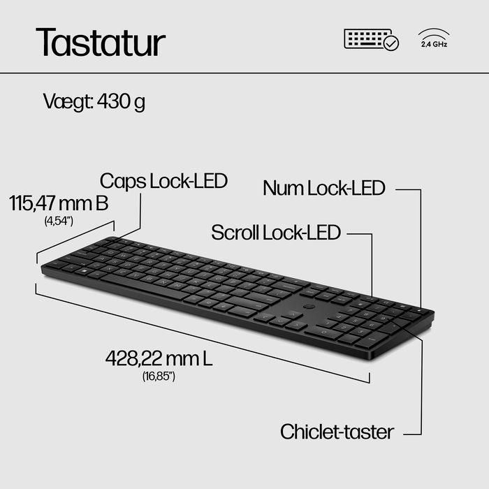 HP 650 Wireless Keyboard and Mouse Combo 27 HP 650 Wireless Keyboard and Mouse Combo 27