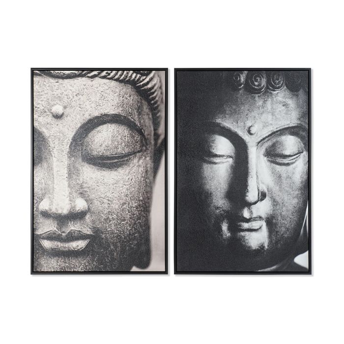 Cuadro Oriental DKD Home Decor Gris Negro 4.5 x 93 x 62.5 cm (2 Unidades) Cuadro Oriental DKD Home Decor Gris Negro 4.5 x 93 x 62.5 cm (2 Unidades)