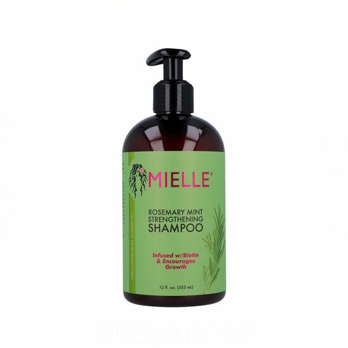 Mielle Rosemary Mint Scalp & Hair Strength Champú 355 ml/12Oz Mielle Rosemary Mint Scalp & Hair Strength Champú 355 ml/12Oz