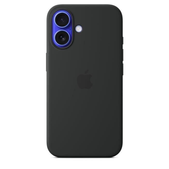 APPLE iPhone 16 - Funda de silicona con MagSafe - Negra APPLE iPhone 16 - Funda de silicona con MagSafe - Negra