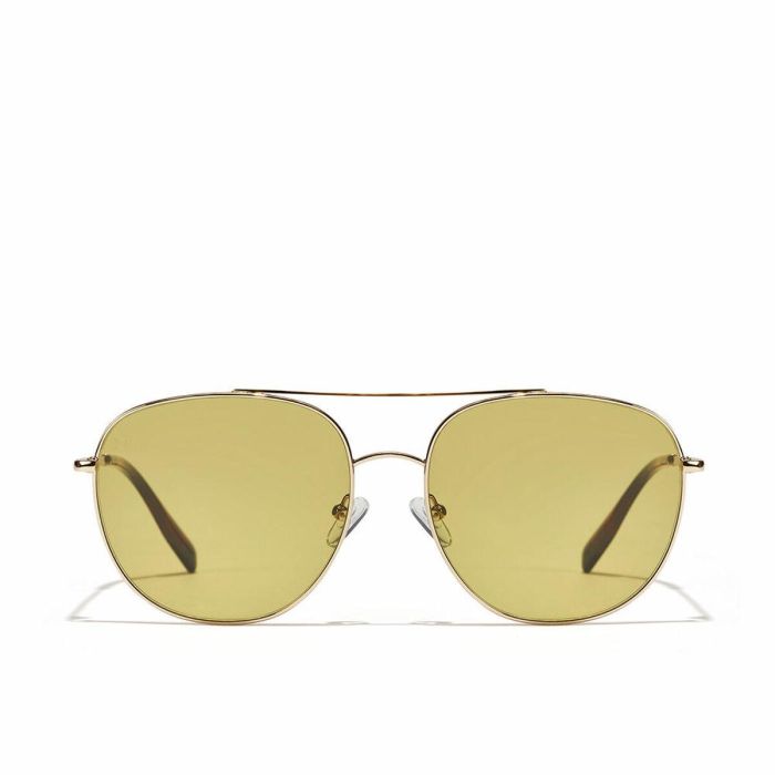Hawkers SWAG Gafas de Sol para Mujer Aviador Light Gold Matcha - Estructura Metálica, Puente 17 mm, Lente 55 mm
