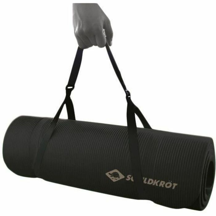 Schildkröt AUC4000885601602 Esterilla de Fitness 15 mm, 183x61 cm, Caucho Negro 2 Schildkröt AUC4000885601602 Esterilla de Fitness 15 mm, 183x61 cm, Caucho Negro 2